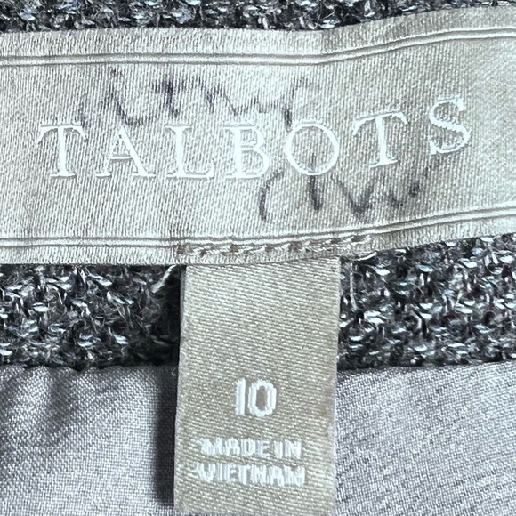 Talbots Wool Blend, Woven in Italy, Flat Front, Slightly Higher Waist, Slacks 10 - Picture 7 of 9